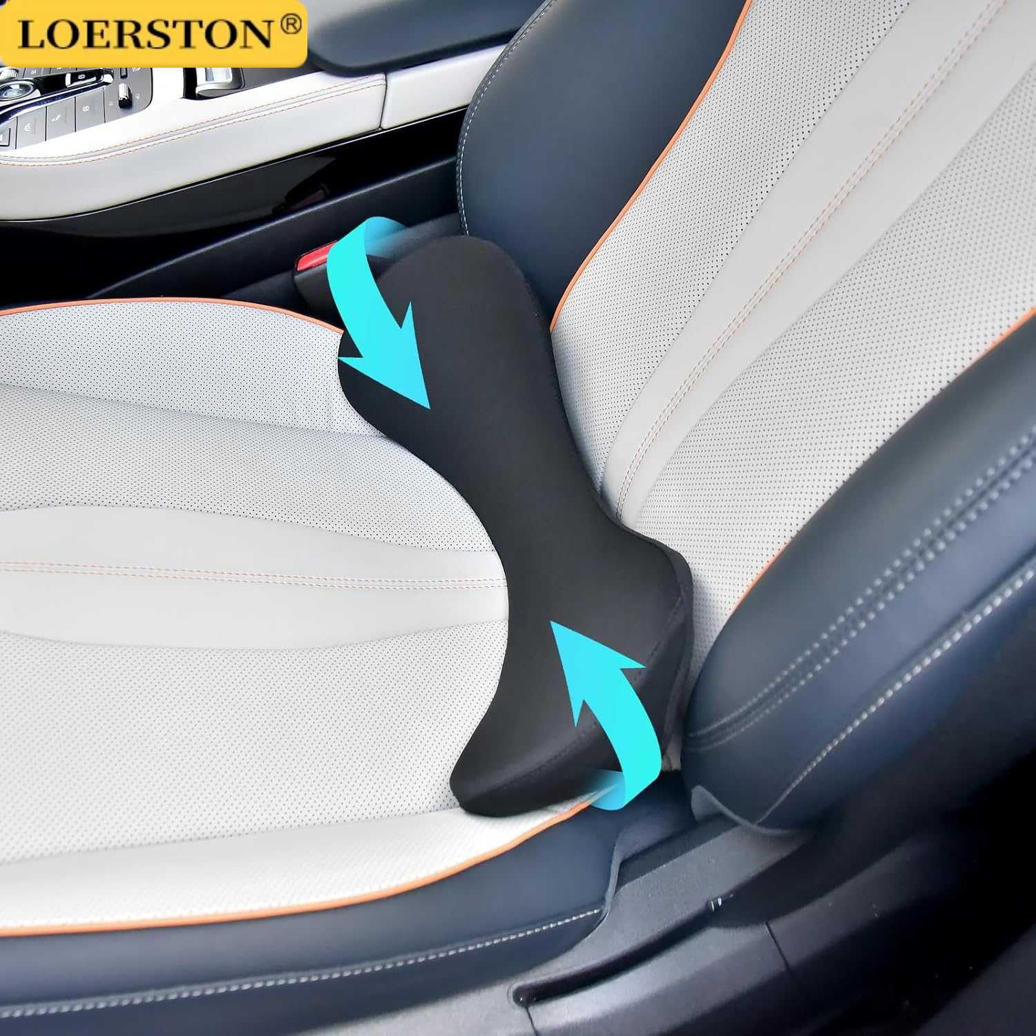 Memory Foam Car Neck Pillow Lumbar Support - Çok amaçlı sırt yastığı bel destek