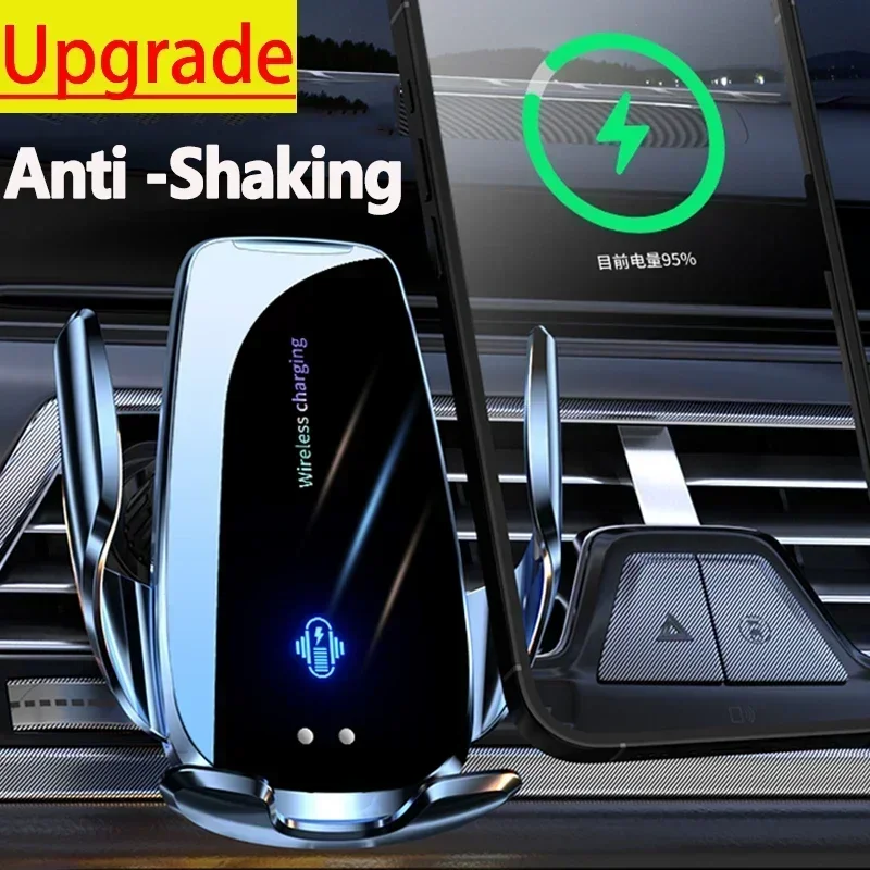 Wireless Car Charger Mount Fast Charging - Araç Havalandırma Menfezi Kablosuz Şarj Cihazı