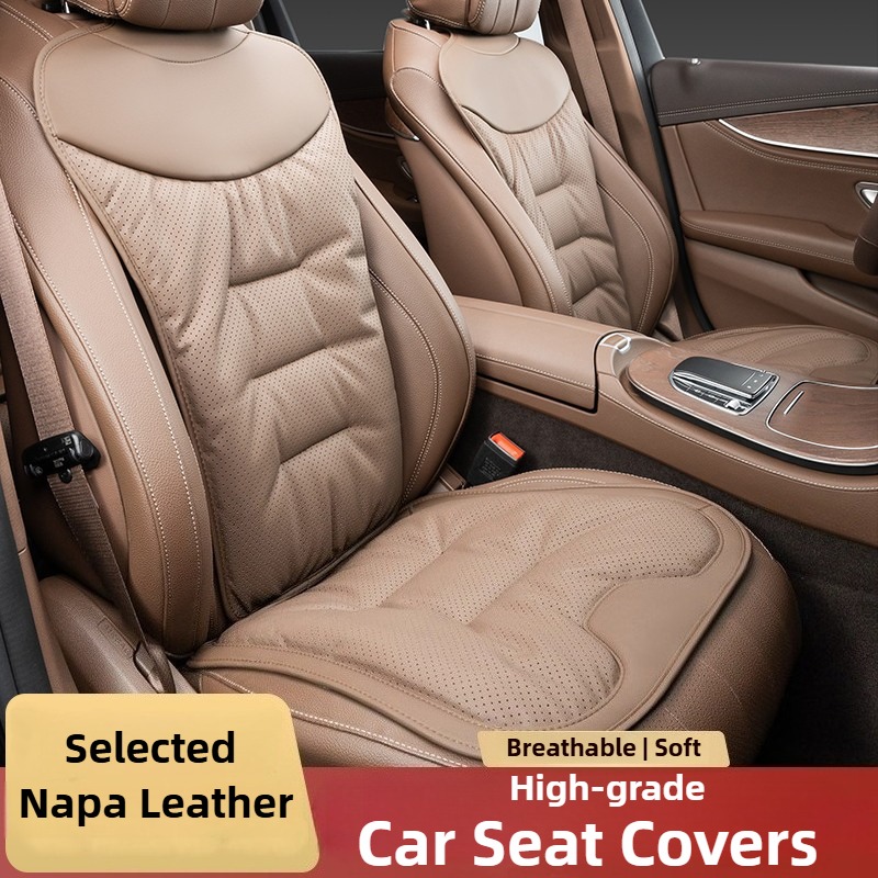 Leather Car Seat Covers Full Set Universal - Yumuşak Nappa Deri Araba Koltuğu Kapakları