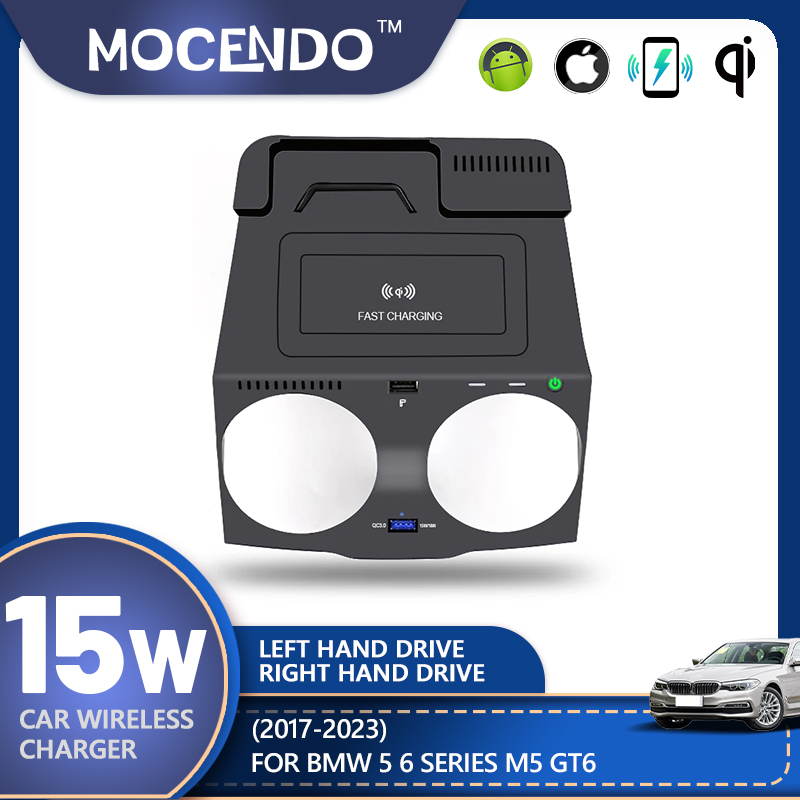 Wireless Car Charger Mount Fast Charging - BMW 5 6 Serisi G30 G38