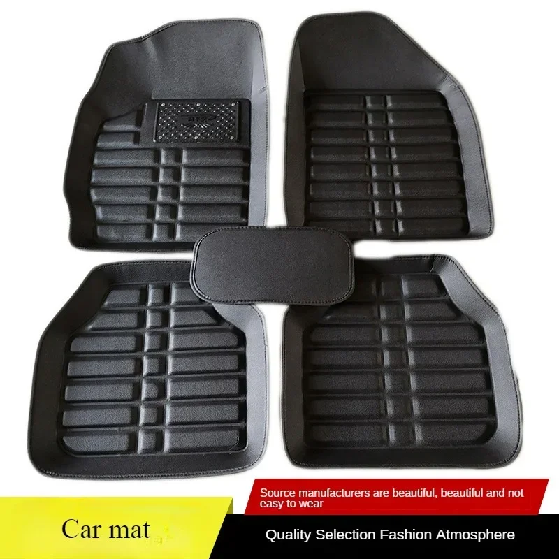 5 adet Premium Kolay Temizlene - Car Floor Mats Universal Waterproof Leather incelemesi ve fiyatı