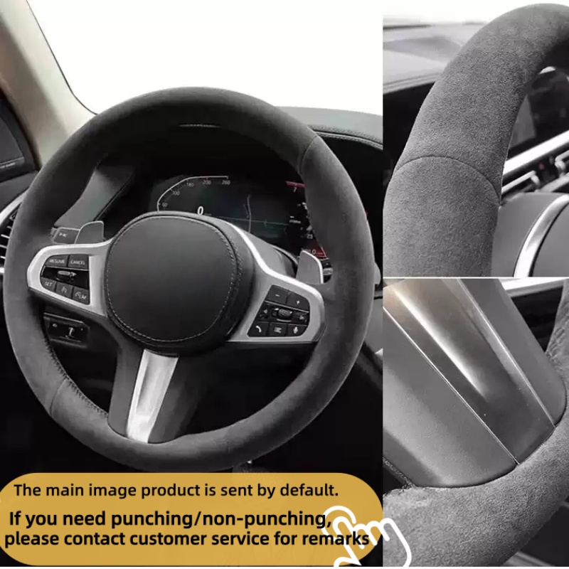 BMW E84 için Özelleştirilebili - Car Steering Wheel Cover Anti Slip Breathable incelemesi ve fiyatı