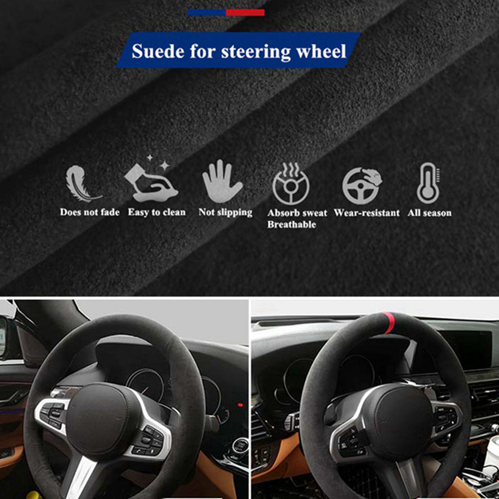 Örgü araba direksiyon kılıfı W - Car Steering Wheel Cover Anti Slip Breathable incelemesi ve fiyatı
