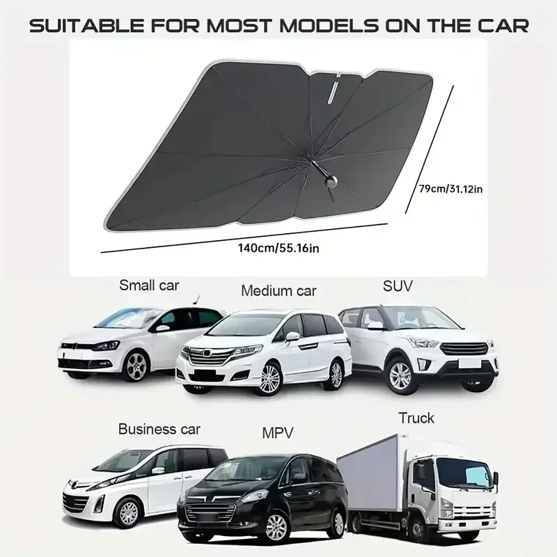Araba Katlanabilir Ön Cam Güne - Car Sunshade Windshield Umbrella Foldable incelemesi ve fiyatı
