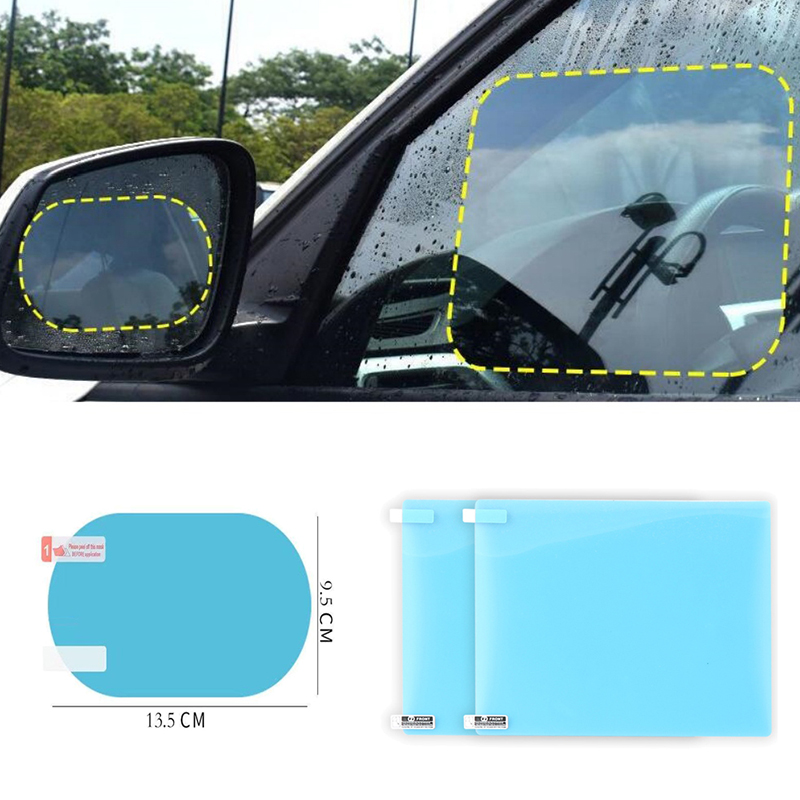 4 adet Anti sis parlama yağmur - Anti Glare Car Rearview Mirror Film incelemesi ve fiyatı