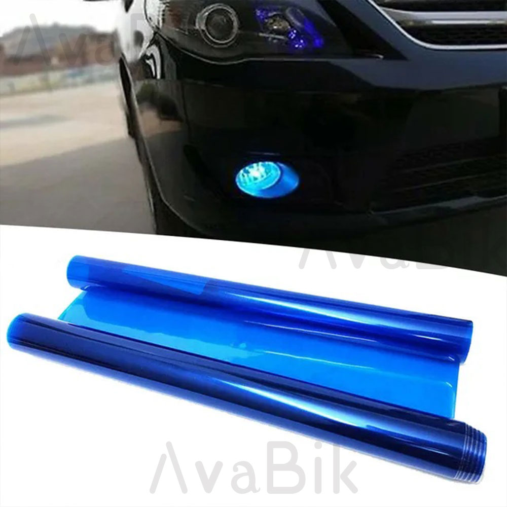 30CM Araba Farı Mavi Renk Deği - Anti Glare Car Rearview Mirror Film incelemesi ve fiyatı