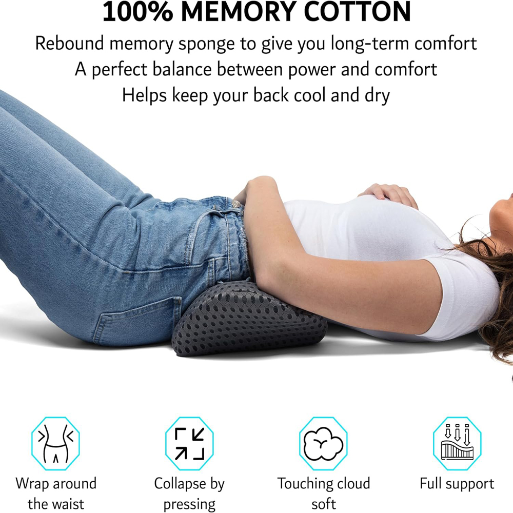Nefes bellek yastık iç aksesua - Memory Foam Car Neck Pillow Lumbar Support incelemesi ve fiyatı