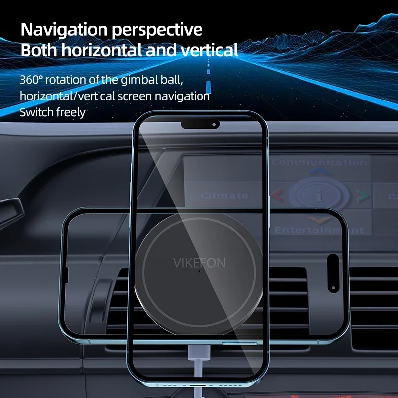 Araba Hava Çıkışı Kablosuz Şar - Wireless Car Charger Mount Fast Charging incelemesi ve fiyatı