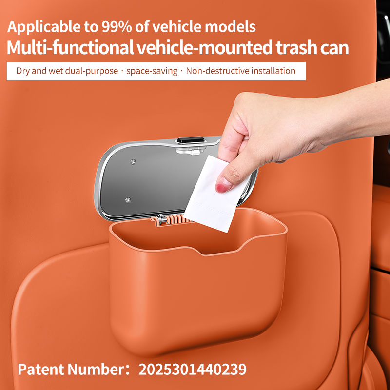 Yaratıcı kapaklı araba çöp kut - Waterproof Car Trash Can With Lid incelemesi ve fiyatı