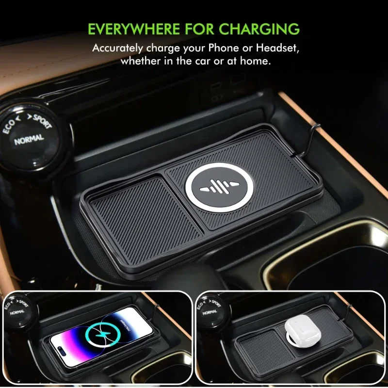 Araba kablosuz şarj aleti pedi - Wireless Car Charger Mount Fast Charging incelemesi ve fiyatı