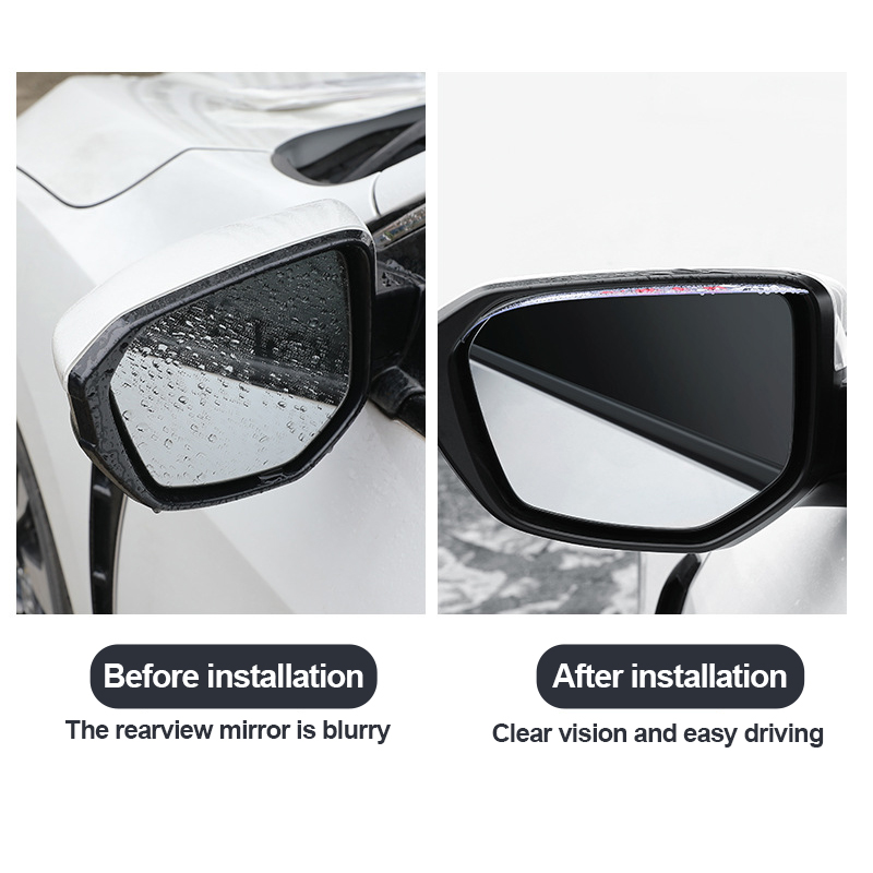 2 adet araba dikiz aynası yağm - Anti Glare Car Rearview Mirror Film incelemesi ve fiyatı