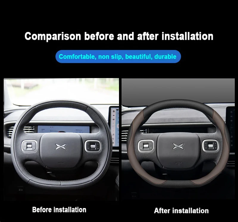 Araba direksiyon kılıfı Wrap T - Car Steering Wheel Cover Anti Slip Breathable incelemesi ve fiyatı