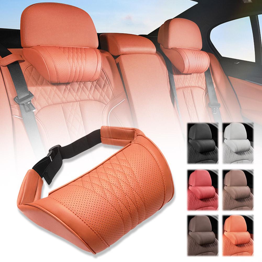 Lüks Deri Araba Baş Dayama Yas - Memory Foam Car Neck Pillow Lumbar Support incelemesi ve fiyatı