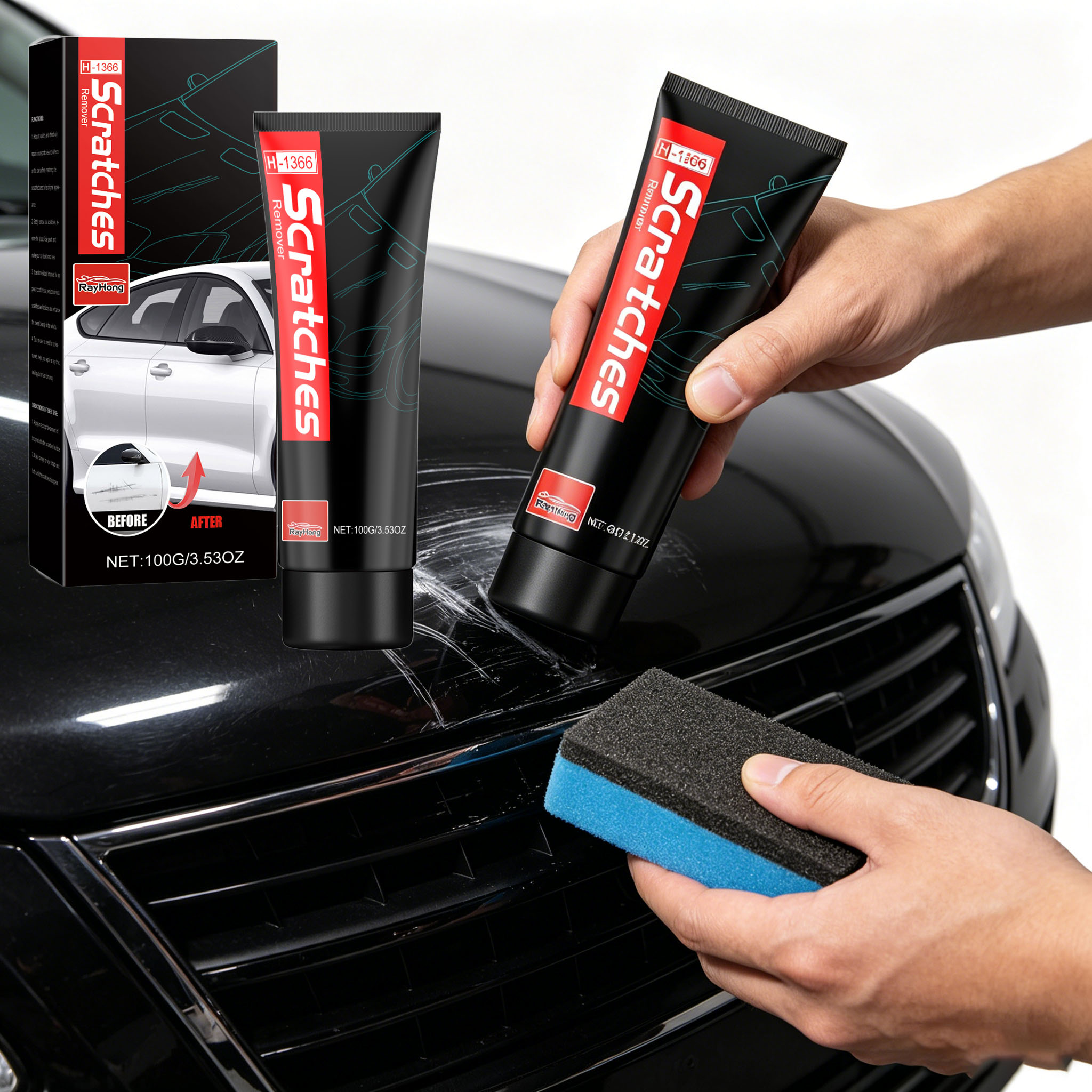 Araba Çizik Giderici Macun Küç - Car Scratch Repair Polishing Wax Paste incelemesi ve fiyatı